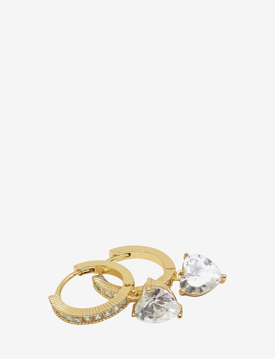 Pipol's Bazaar - Amore Med Ear Golden Clear - ohrhänger - gold - 1