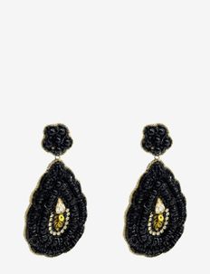 Yara Pendular Earring Black, Pipol's Bazaar