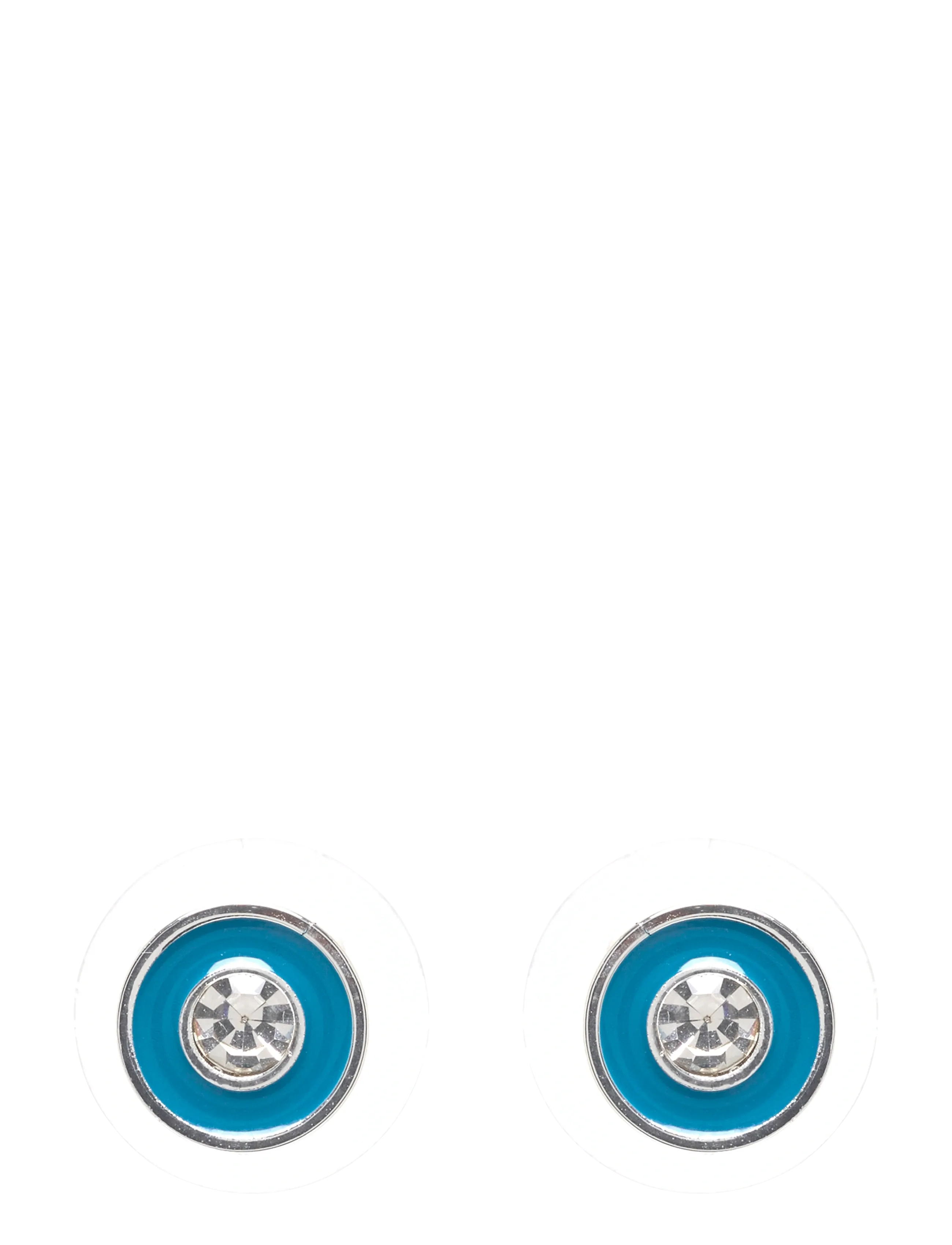 Pipol's Bazaar Enya Stud Earring Silvery Blue, One Size, Earrings, Blau - Studs, Frauen