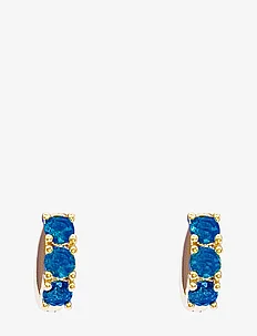 Carissa Chrystal Earring Golden Blue, Pipol's Bazaar