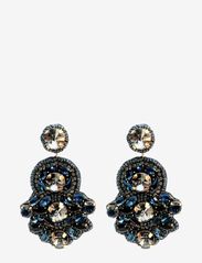 Pipol's Bazaar - Jasmin Glamour Ear Blue Grey - statement øreringe - multi - 0