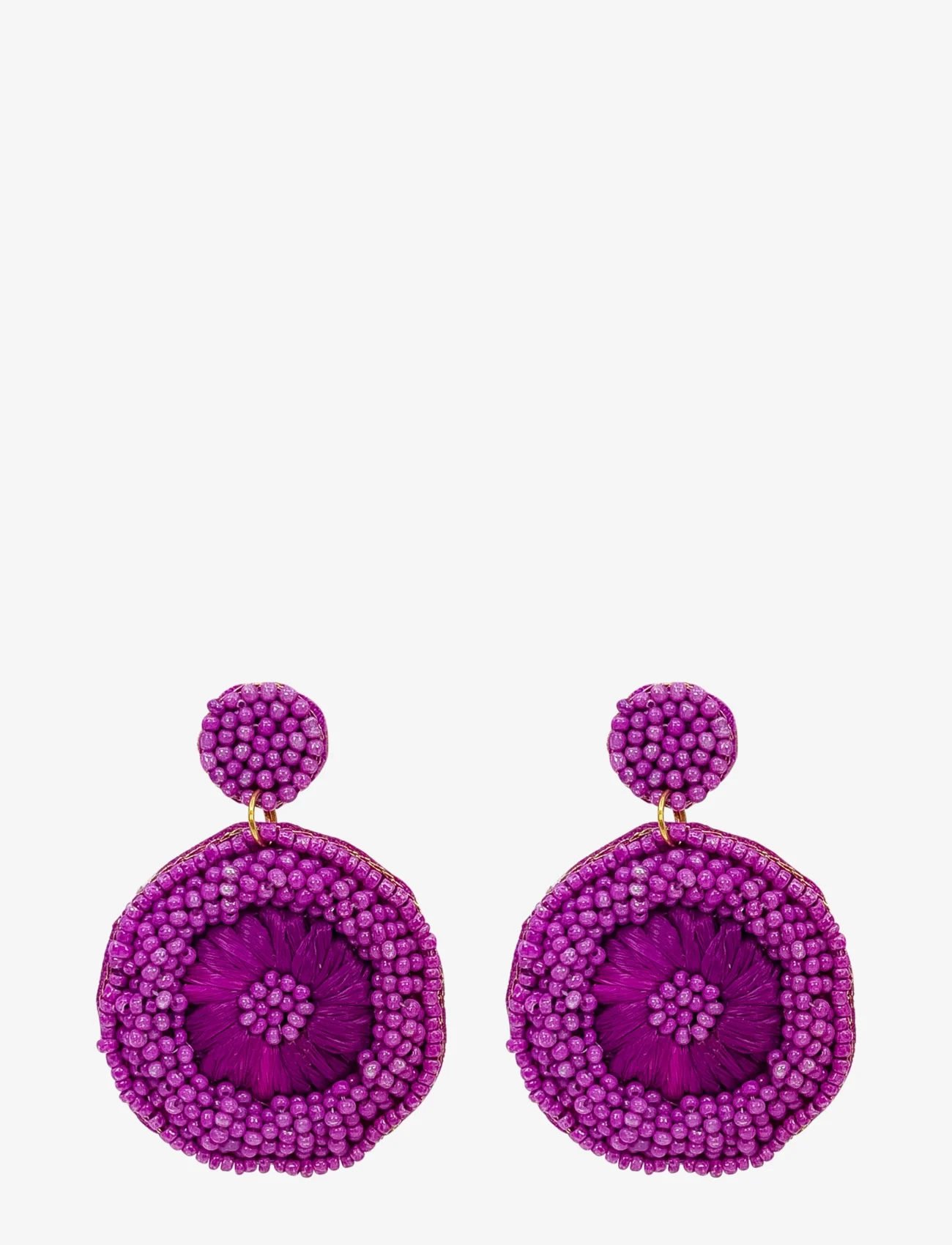 Pipol's Bazaar - Pequina Ear - pendant earrings - purple - 0