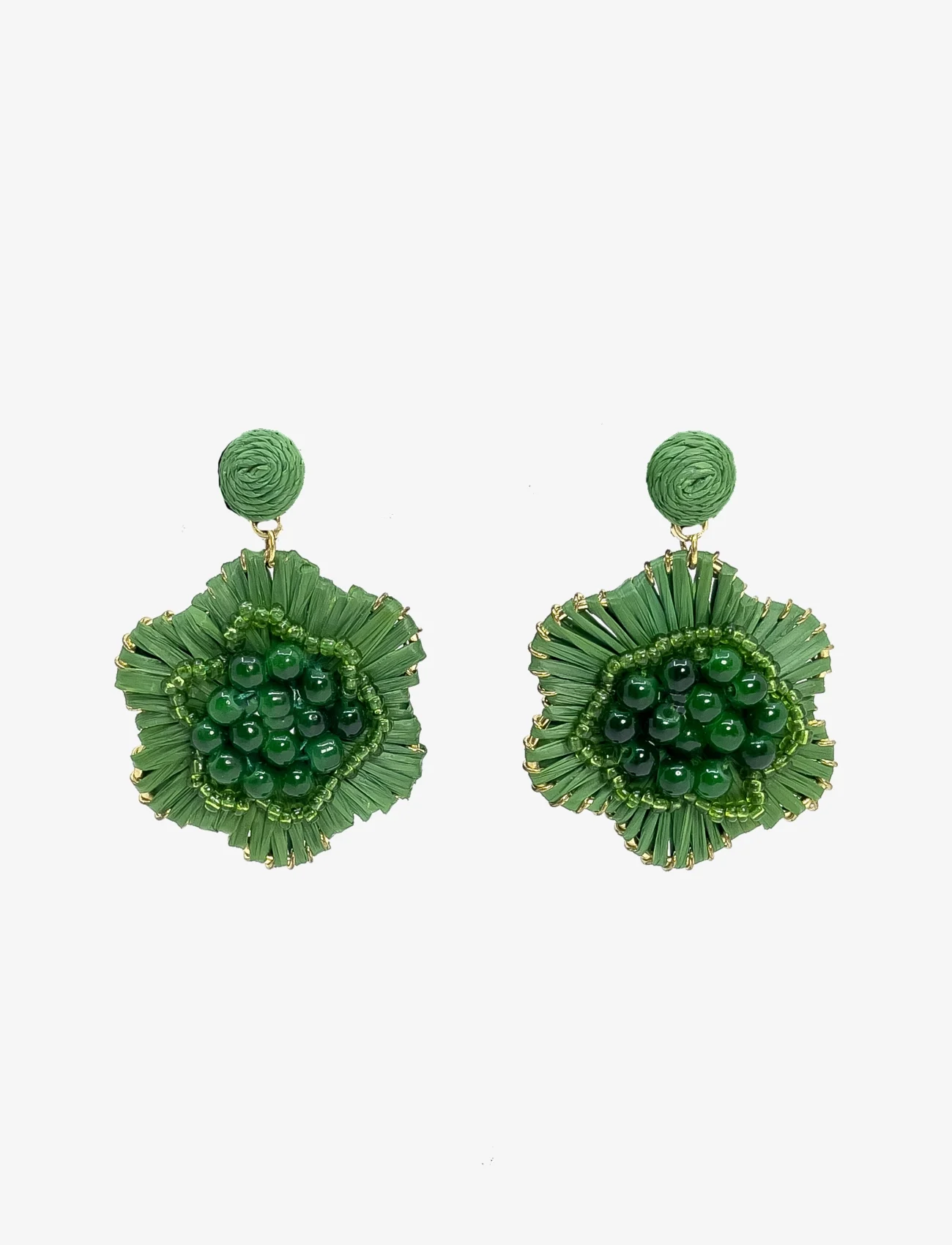 Pipol's Bazaar - Flores Ear - hängande örhängen - green - 1