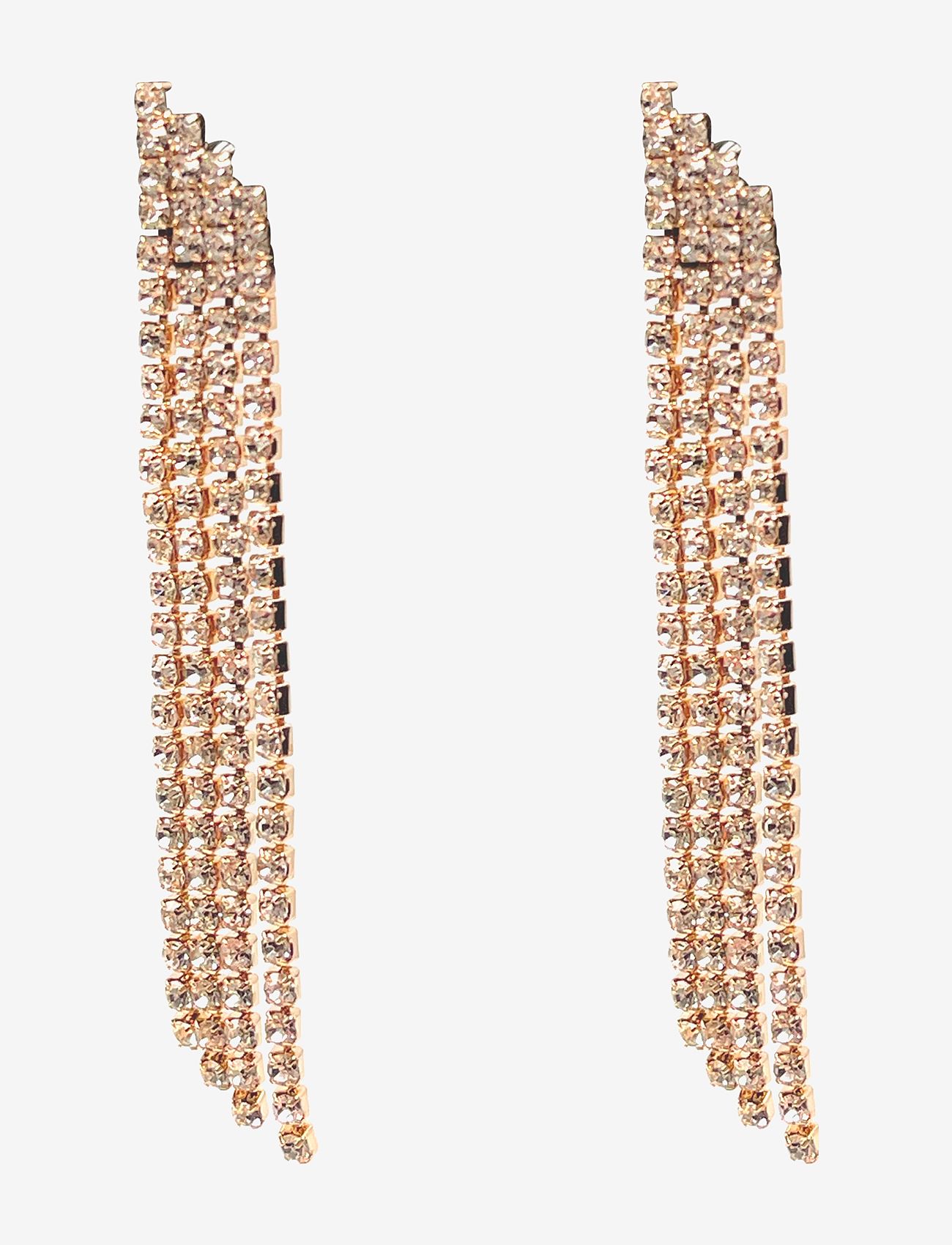 Pipol's Bazaar - Mia Earring Pink - hängande örhängen - gold - 0