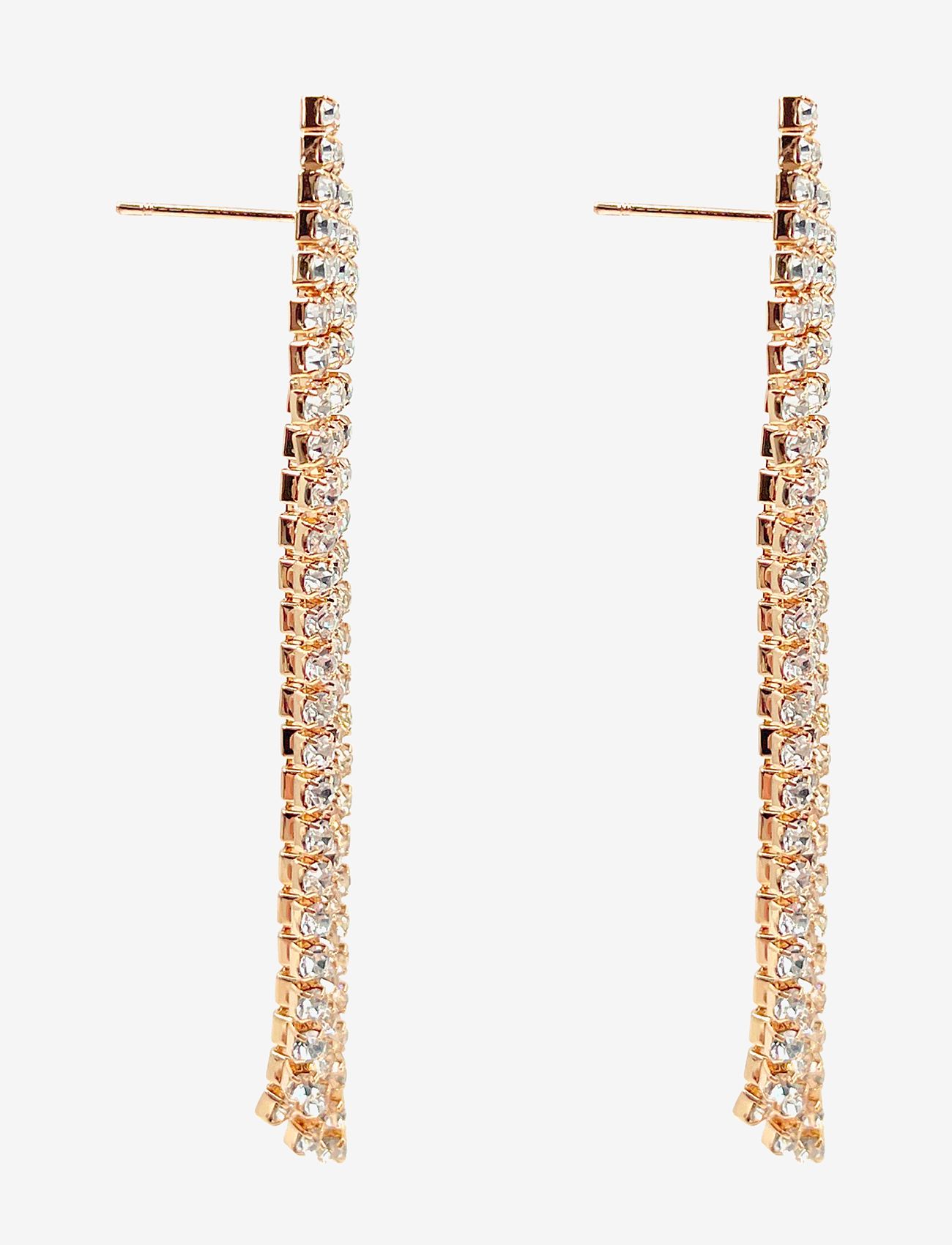 Pipol's Bazaar - Mia Earring Pink - pendant earrings - gold - 1