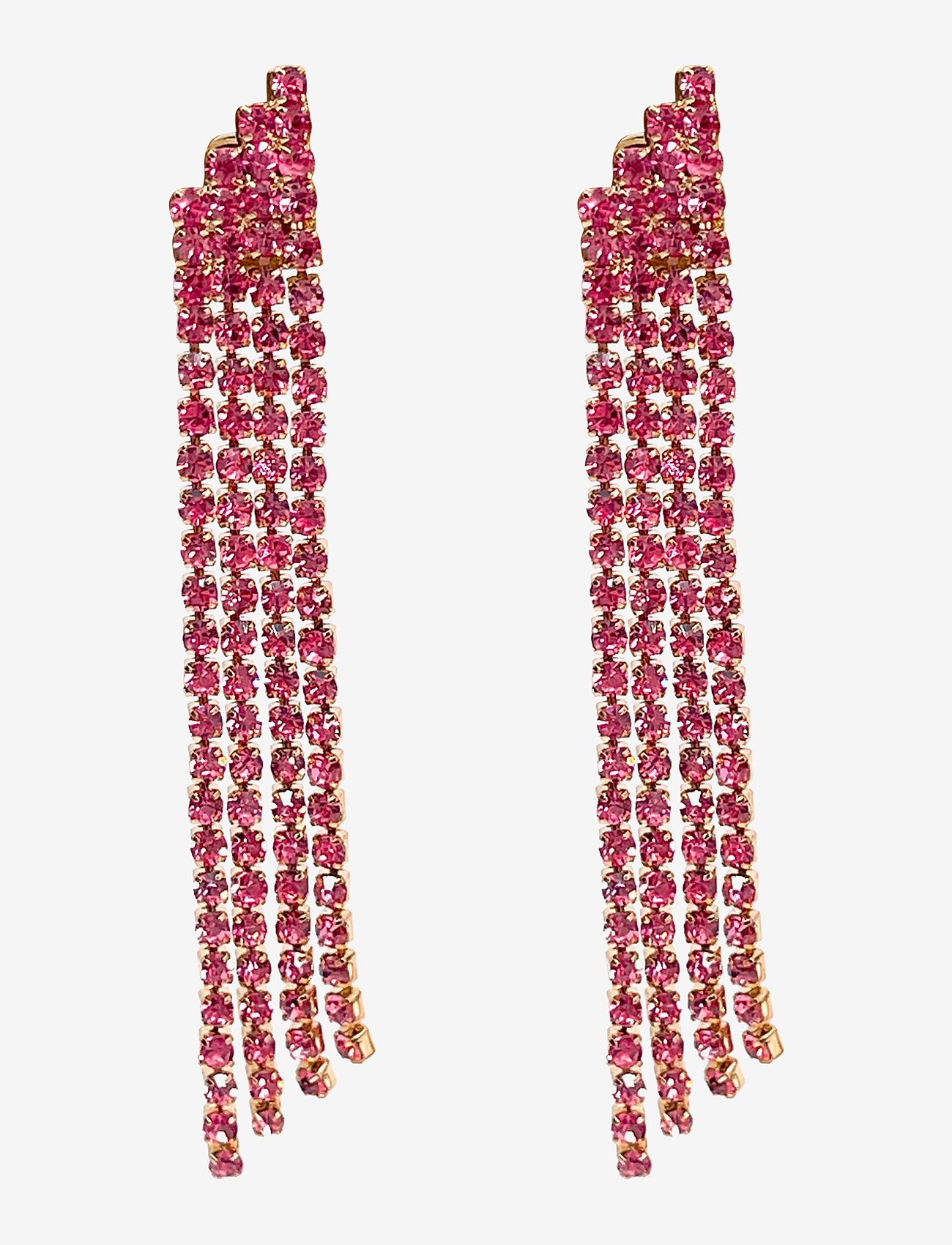 Pipol's Bazaar - Mia Earring Pink - rippuvad kõrvarõngad - pink - 0