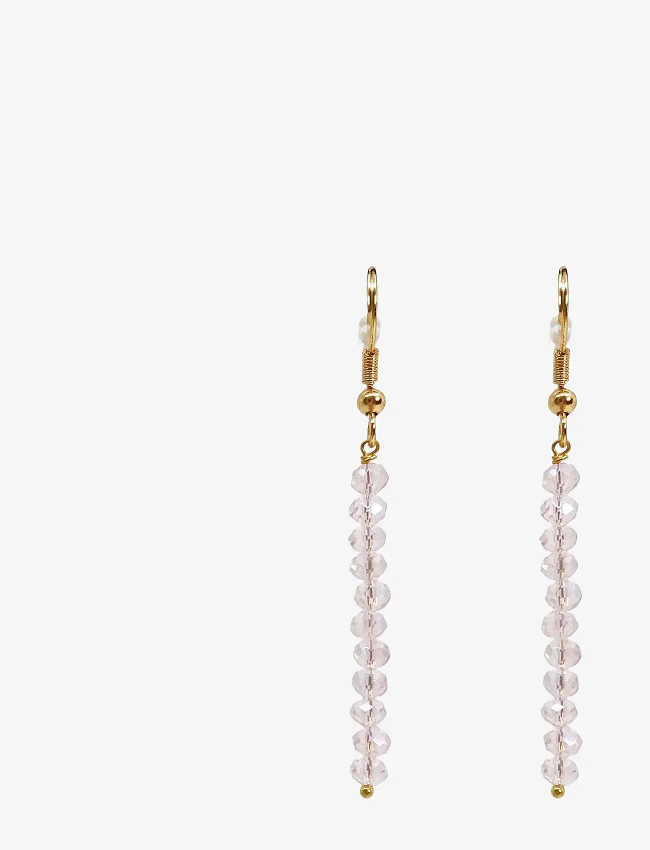 Pipol's Bazaar - Miranda String Ear Pale Champagne - Øreringe med vedhæng - pink - 0
