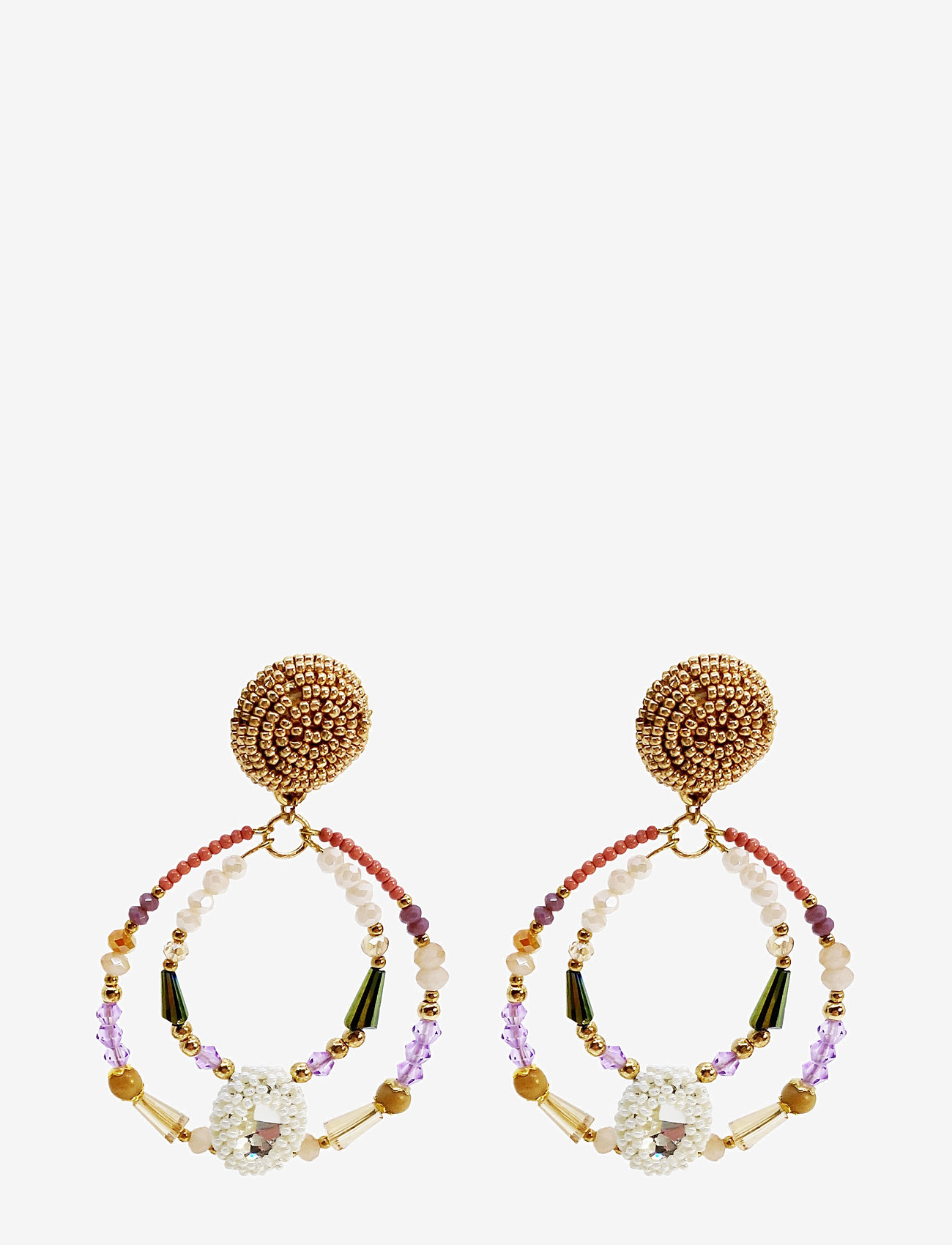 Pipol's Bazaar - Mira Pearl Ear Multi - pärlitega kõrvarõngad - multi coloured - 0