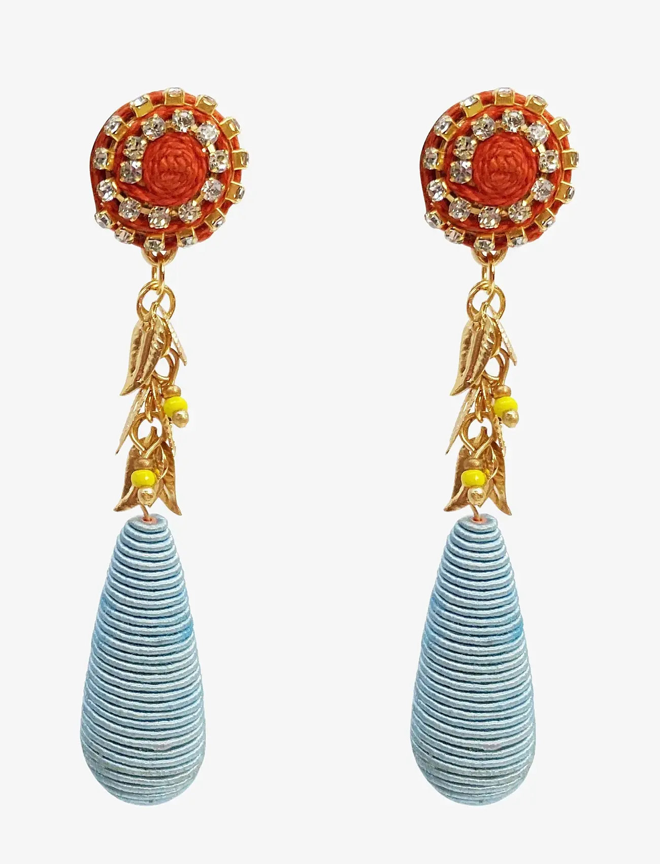 Pipol's Bazaar - Mira Festive Ear Blue - pendant earrings - blue - 0