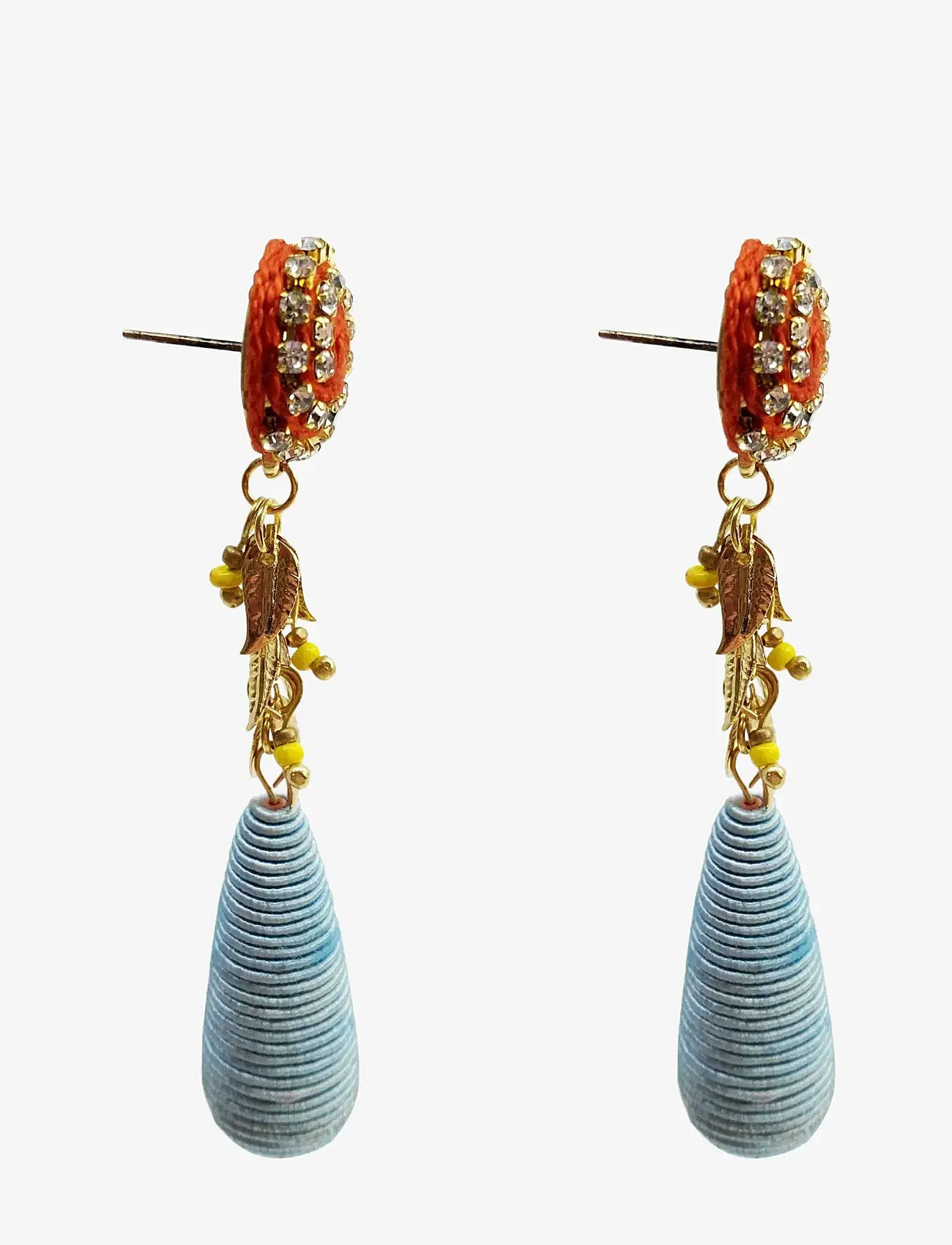 Pipol's Bazaar - Mira Festive Ear Blue - pendant earrings - blue - 1