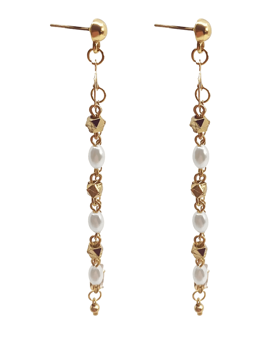 Pipol's Bazaar - Mira Double Ear Gold - oorhangers - gold - 1