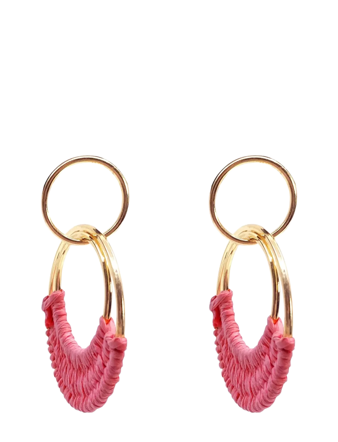 Pipol's Bazaar Ibiza Ear Pink, One Size, Earrings, Rosa - Hoops, Frauen