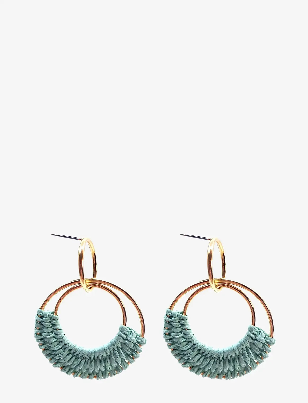 Pipol's Bazaar - Ibiza Ear Turqoise - creoler & hoops - green - 1