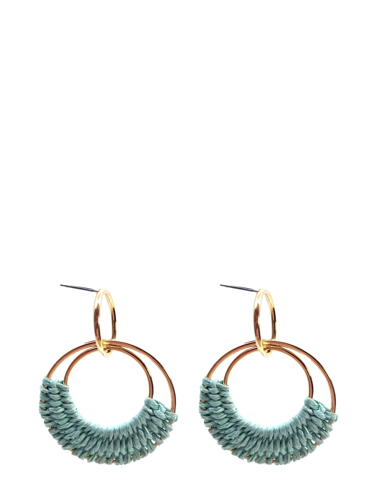 Pipol's Bazaar - Ibiza Ear Turqoise - hoops - green - 1