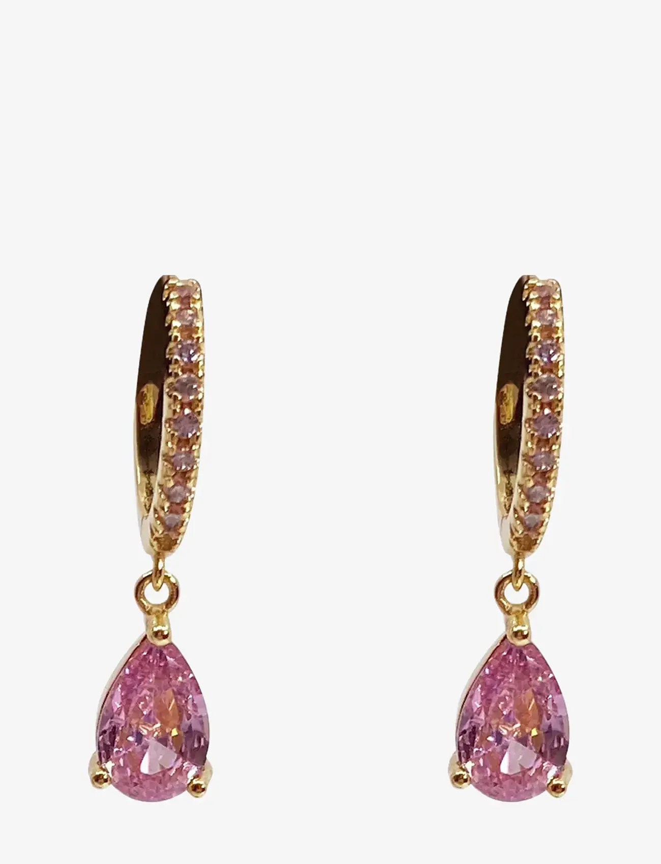 Pipol's Bazaar - Sandrine Drop Ear Gold Pink - pink - 0