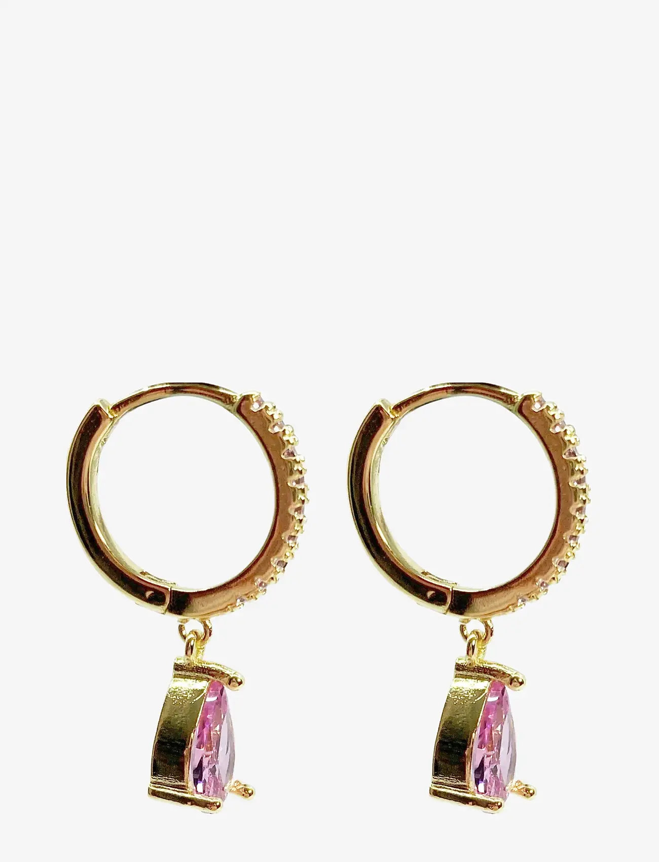 Pipol's Bazaar - Sandrine Drop Ear Gold Pink - pink - 1
