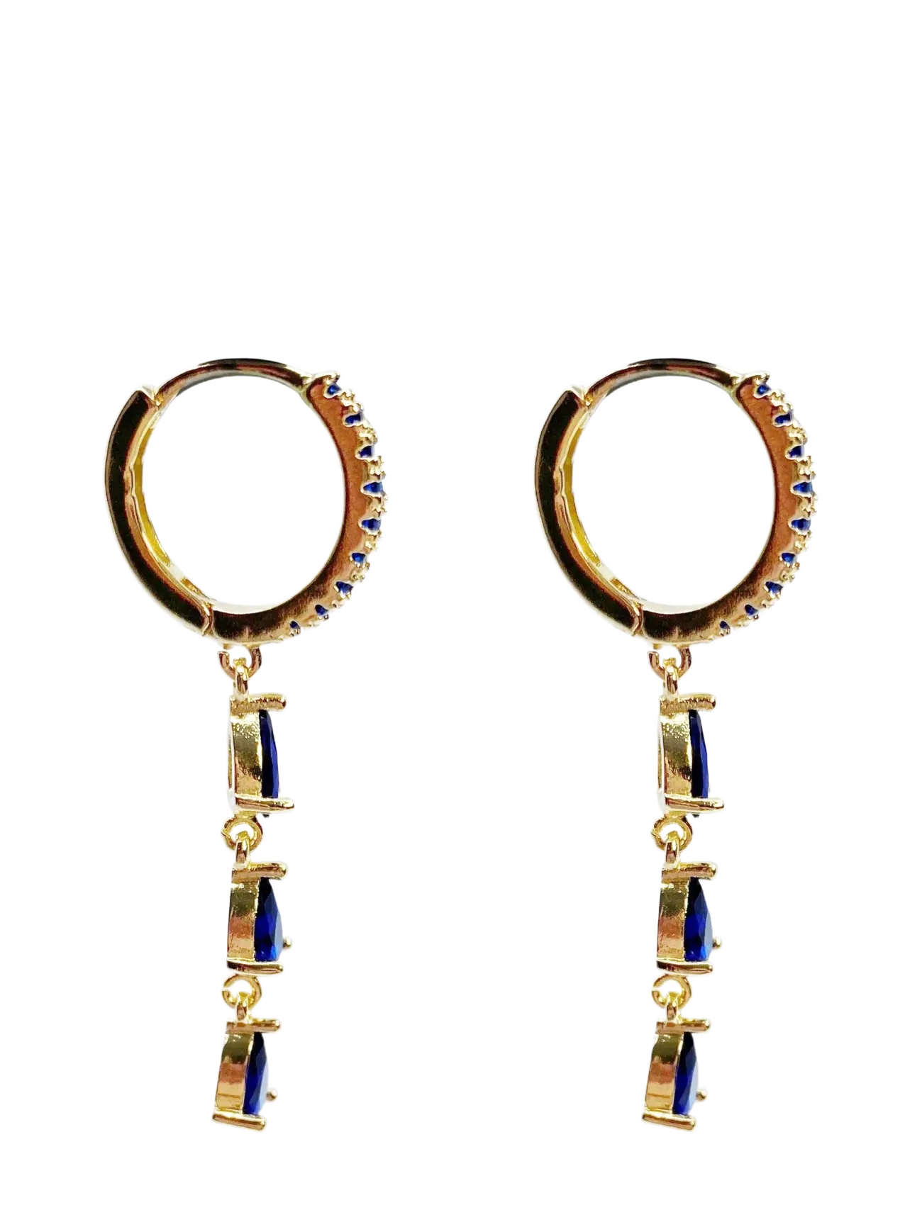 Pipol's Bazaar - Sandrine Tres Ear Gold Blue - blue - 1