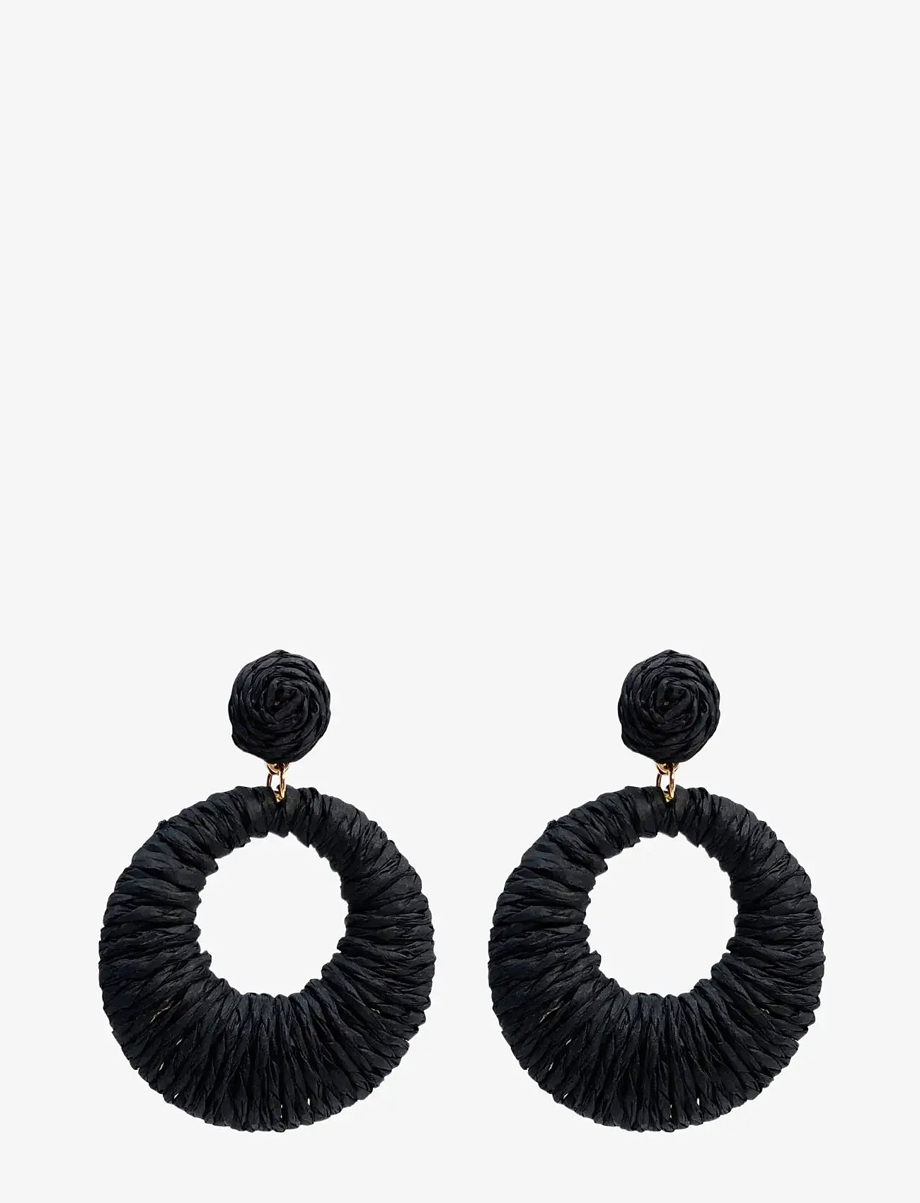 Pipol's Bazaar - Mimou Ear Black - silmatorkavad kõrvarõngad - black - 0