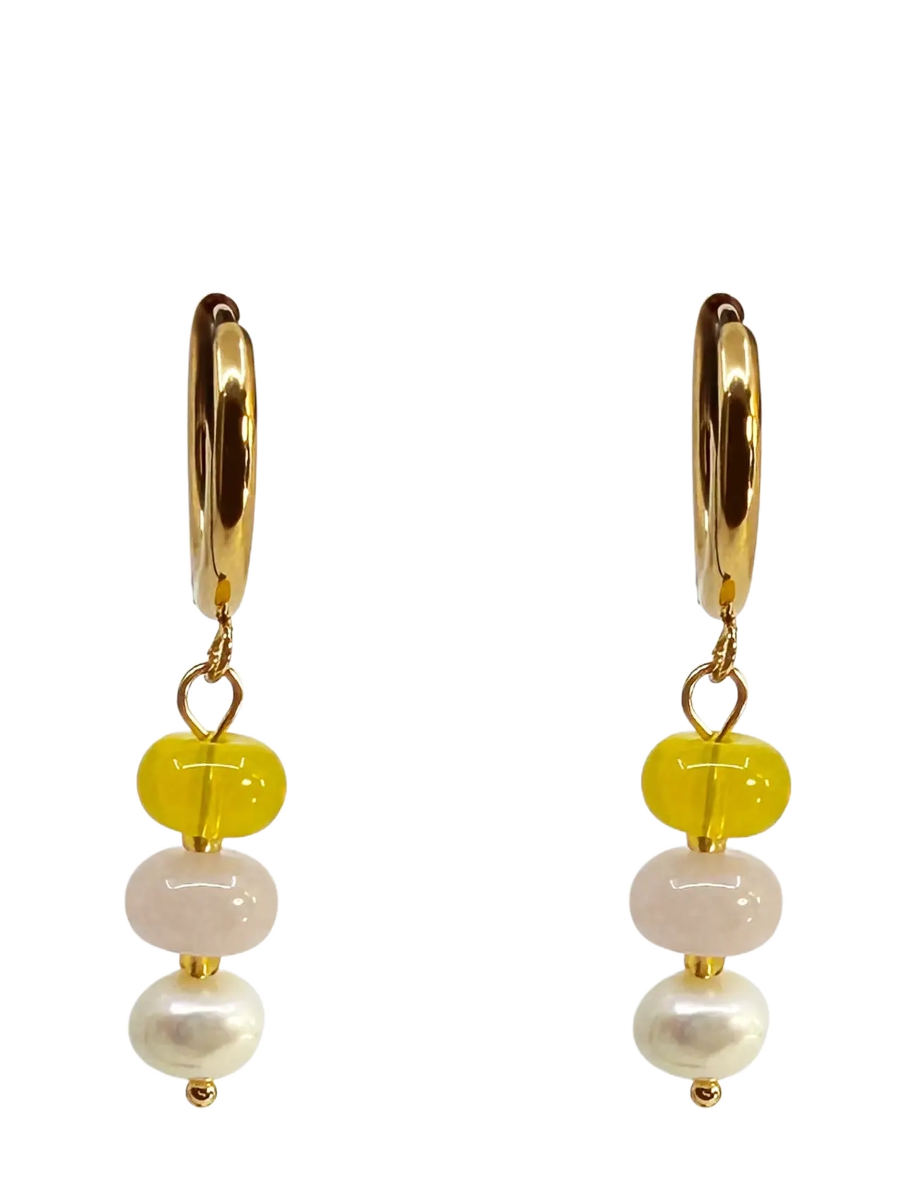 Pipol's Bazaar Sunny Santos Ear Yellow Mix - Echtschmuck - YELLOW / multi