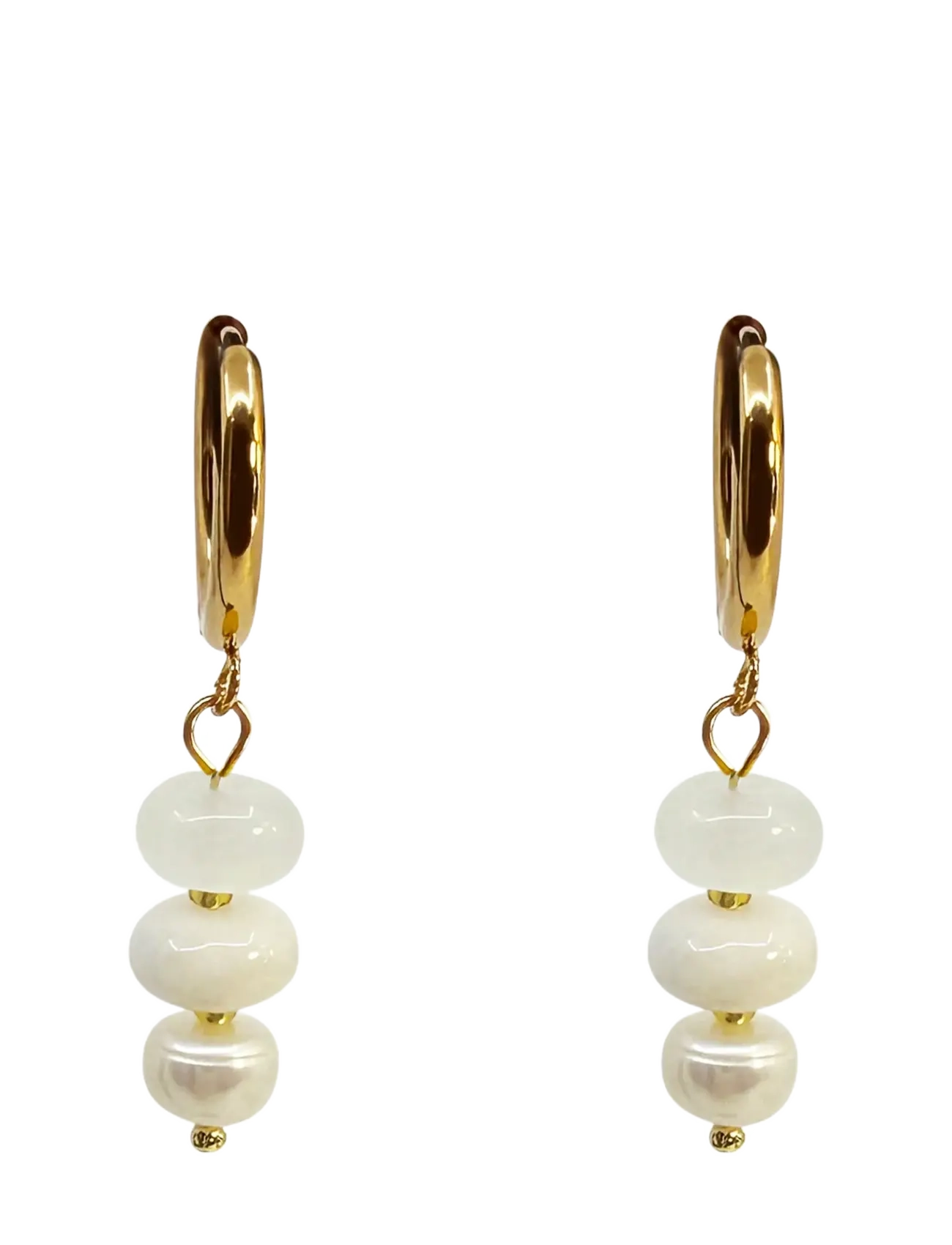 Pipol's Bazaar Sunny Santos Ear Pearly - Schmuck - WHITE / gold