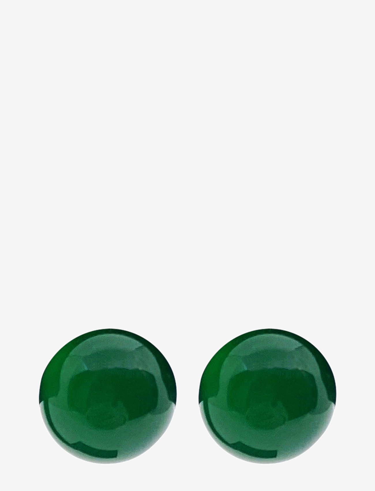 Pipol's Bazaar - Malou Ear 10 mm Green Agate - ohrstecker - green - 1