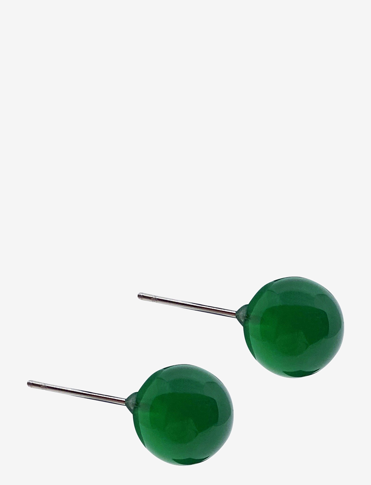 Pipol's Bazaar - Malou Ear 10 mm Green Agate - ohrstecker - green - 2