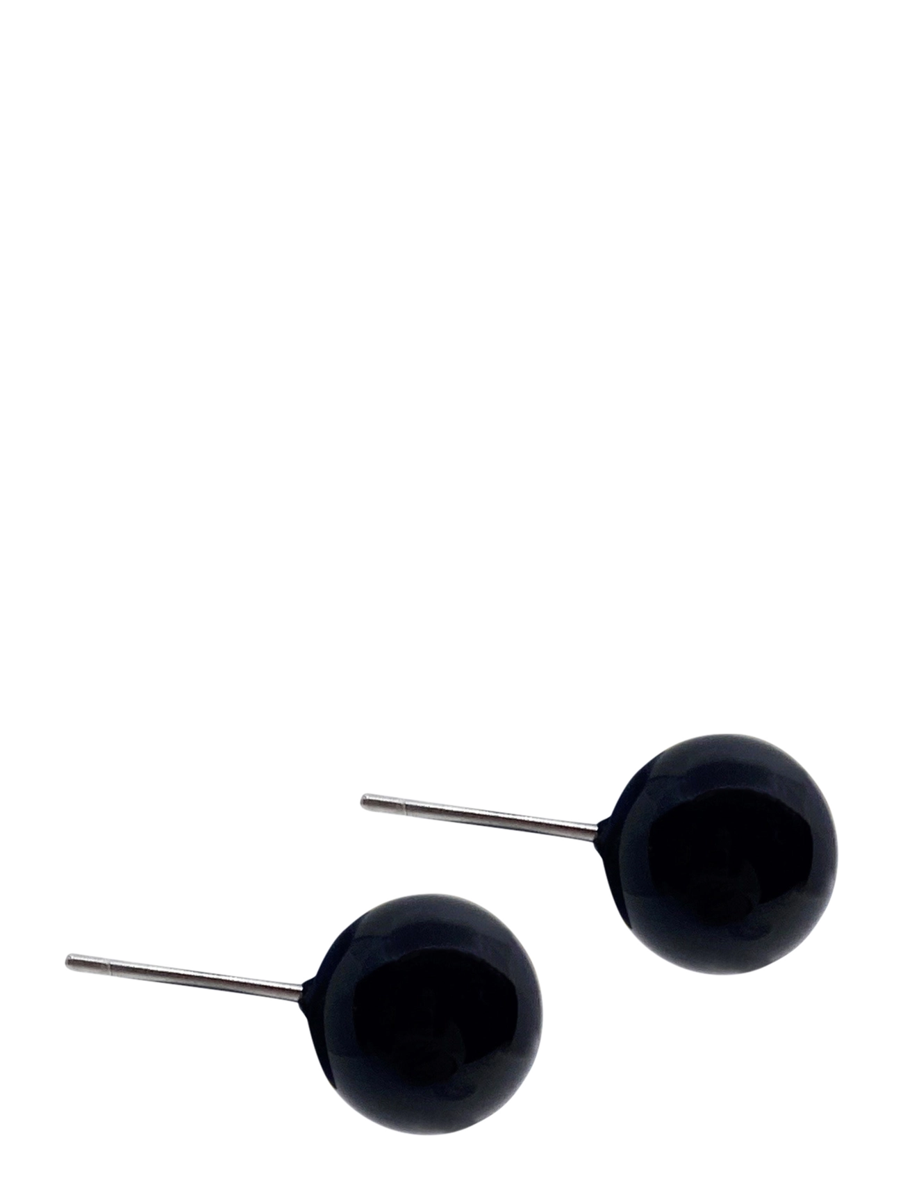 Pipol's Bazaar - Malou Ear 10 mm Black Agate - black - 2
