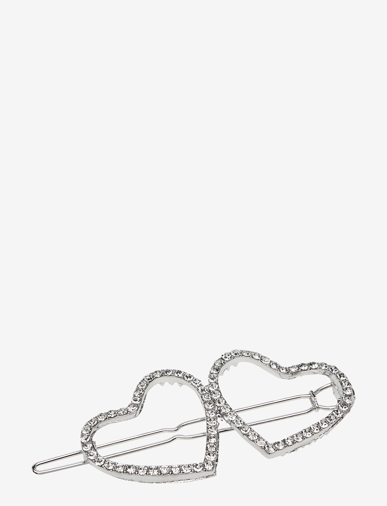 PIPOL'S BAZAAR - Hearts PIPOL Hair Clip Silver - silver - 0