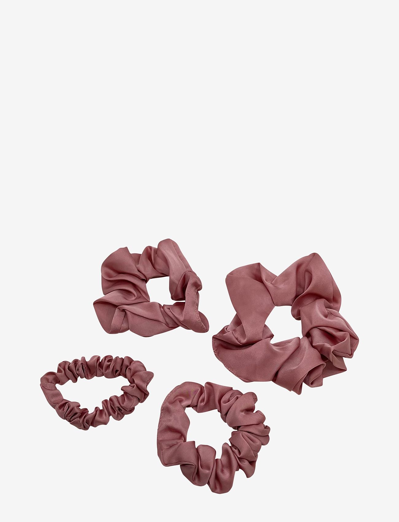 Pipol's Bazaar - Four Sets Scrunchy Dusty Pink - pink - 1