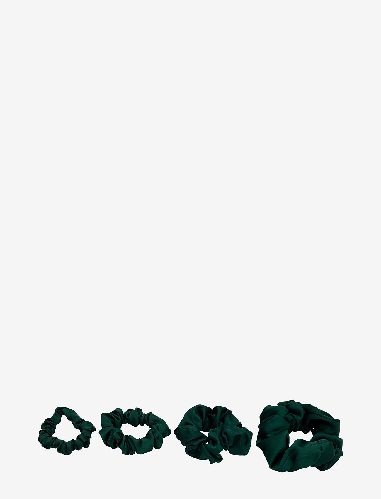 Pipol's Bazaar - Four Sets Scrunchy - scrunchiet - green - 0