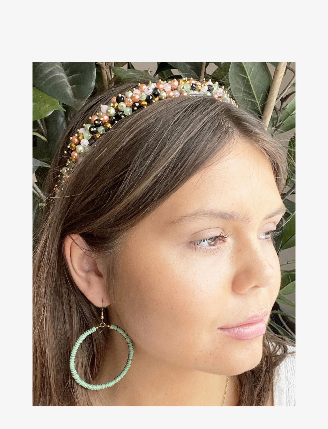Pipol's Bazaar - Molly Beaded Headband MultiGreen - multi - 2