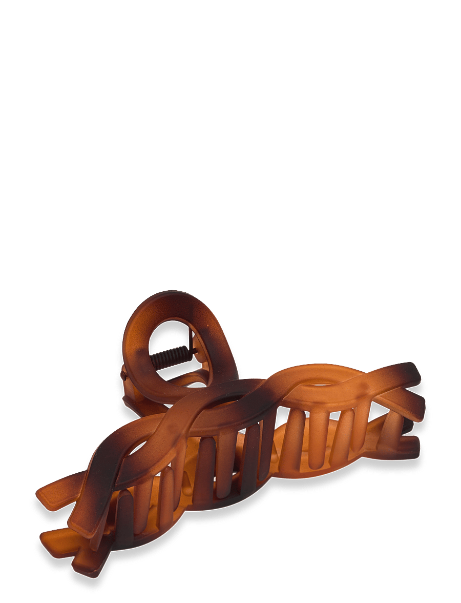 Pipol's Bazaar - Clamp Plaity Brown - hårklemmer - brown - 1