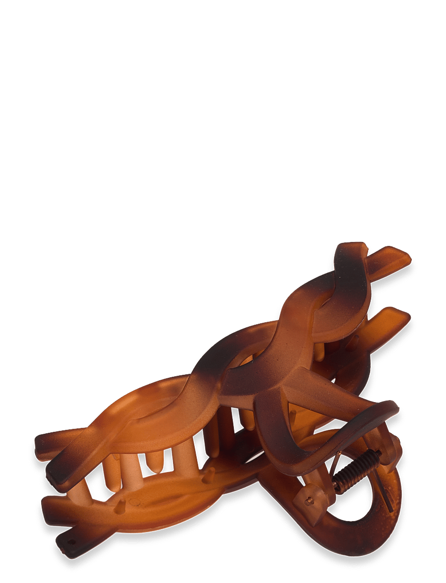 Pipol's Bazaar - Clamp Plaity Brown - hårklemmer - brown - 2