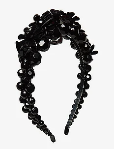 Chrystal Headband Black Flower, Pipol's Bazaar