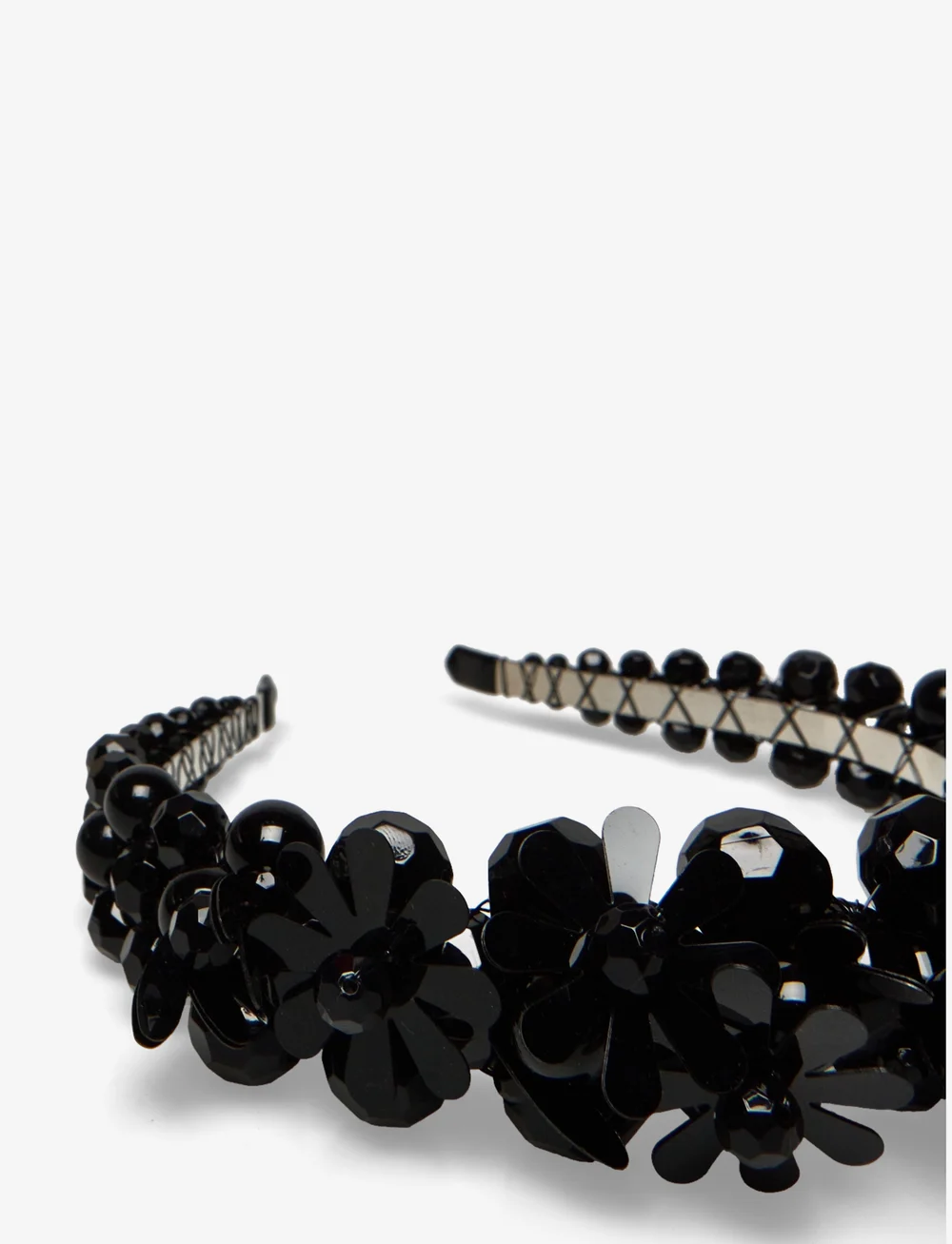 Black flower hair accessories deals