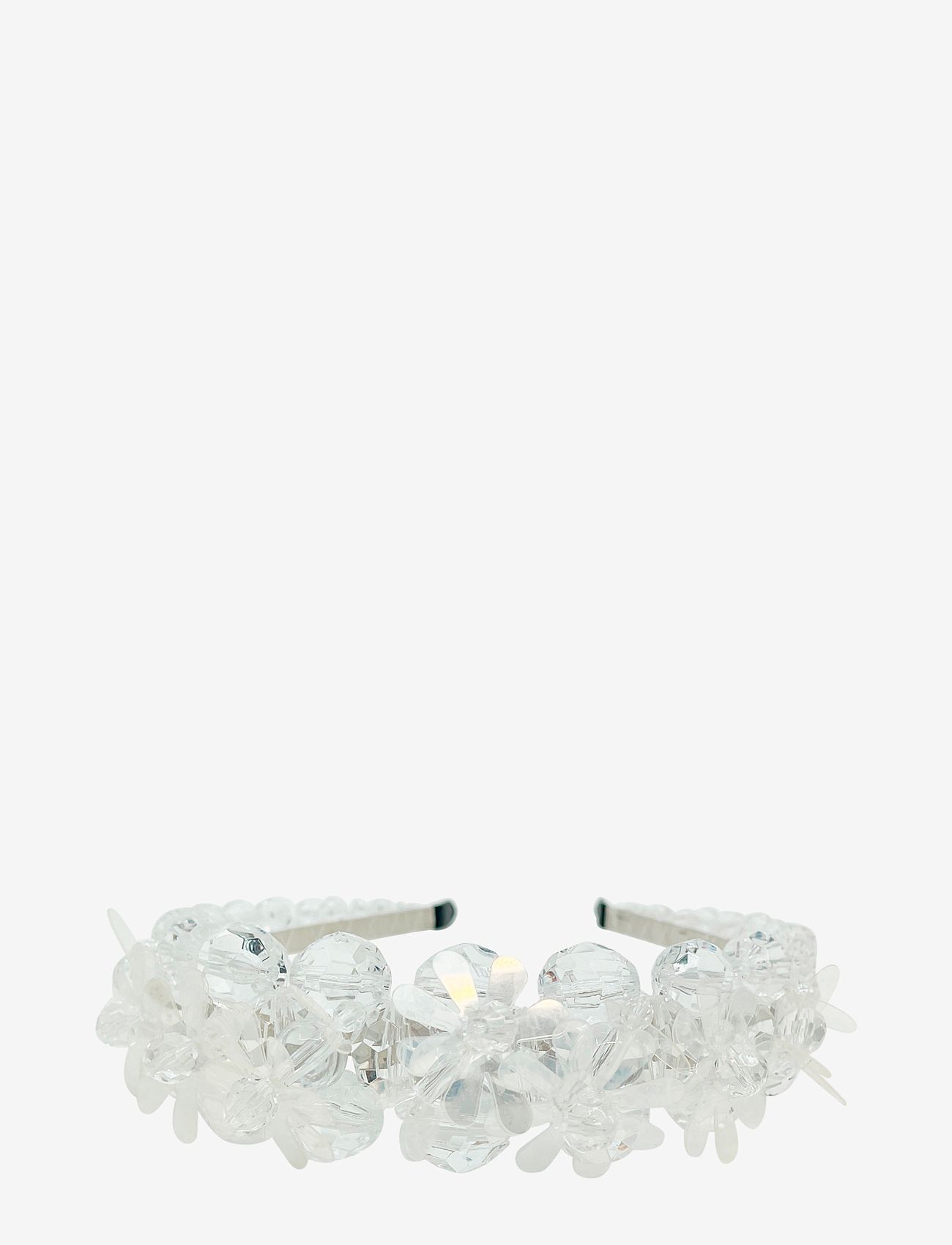 Pipol's Bazaar - Chrystal Headband White Flower - peapael - white - 0