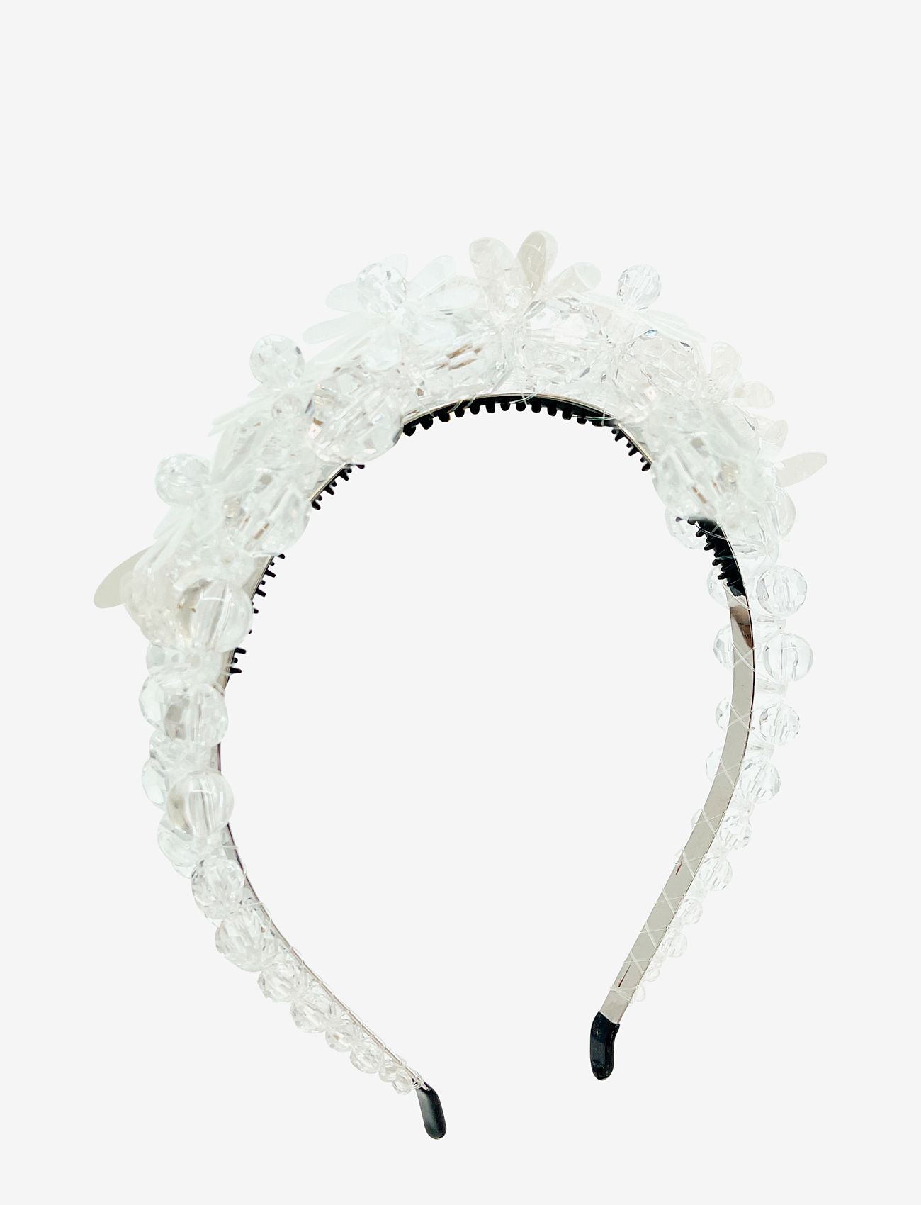 Pipol's Bazaar - Chrystal Headband White Flower - peapael - white - 1