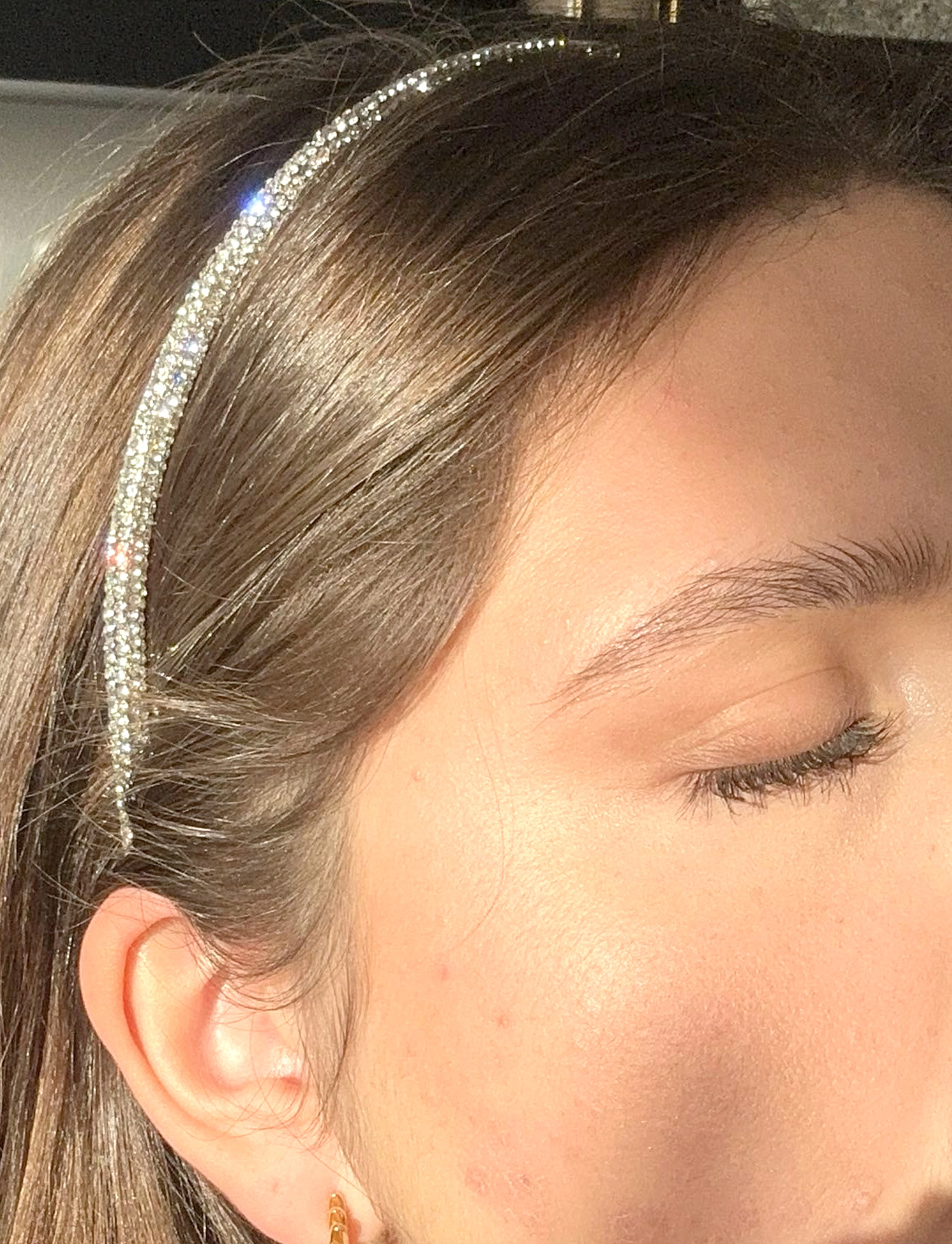 Pipol's Bazaar - Sia Diadema Glitter Silver - peapael - silver - 3