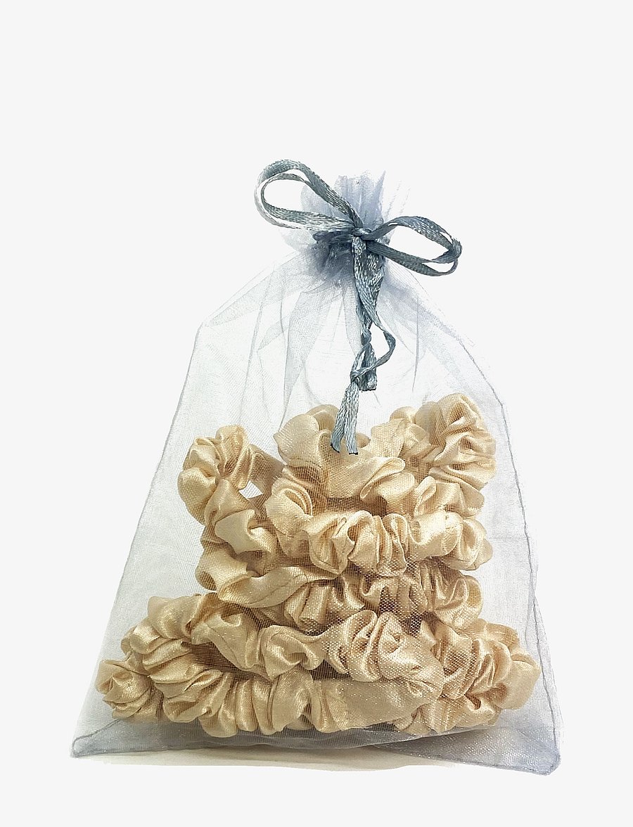 Pipol's Bazaar - Skinny Scrunchie 10 pcs - juuksepaelad ja -klambrid - beige - 1