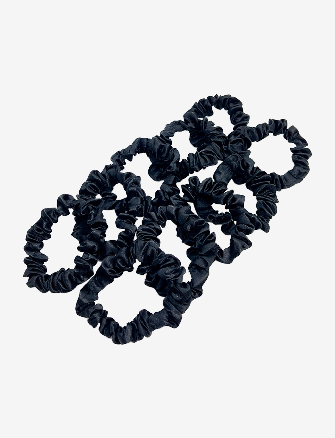 Pipol's Bazaar - Skinny Scrunchie 10 pcs - gifts below 15000kr - black - 0