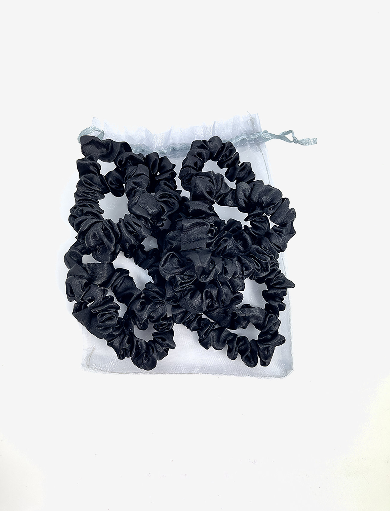 Pipol's Bazaar - Skinny Scrunchie 10 pcs - gifts below 15000kr - black - 1