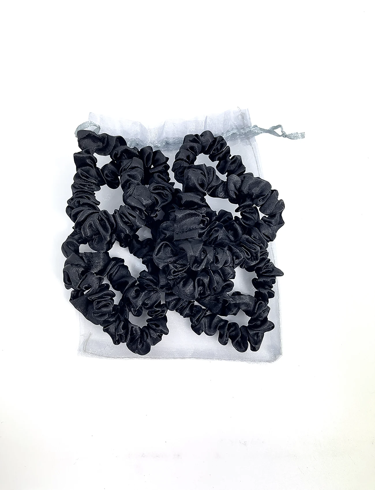 Pipol's Bazaar - Skinny Scrunchie 10 pcs - laveste priser - black - 1