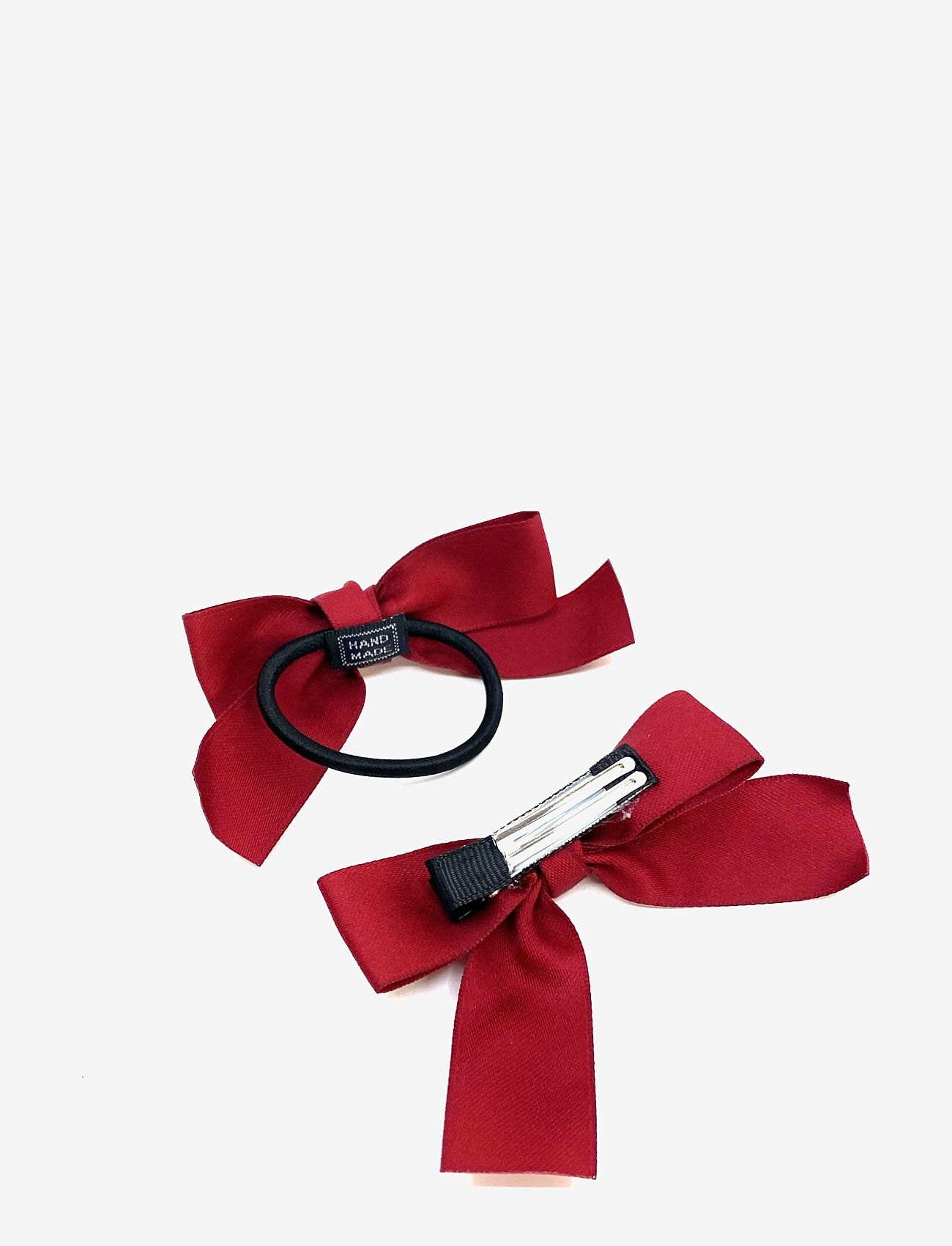 Pipol's Bazaar - Sandra Bow Clip plus Elastic Red - julklappar under 300kr - red - 1
