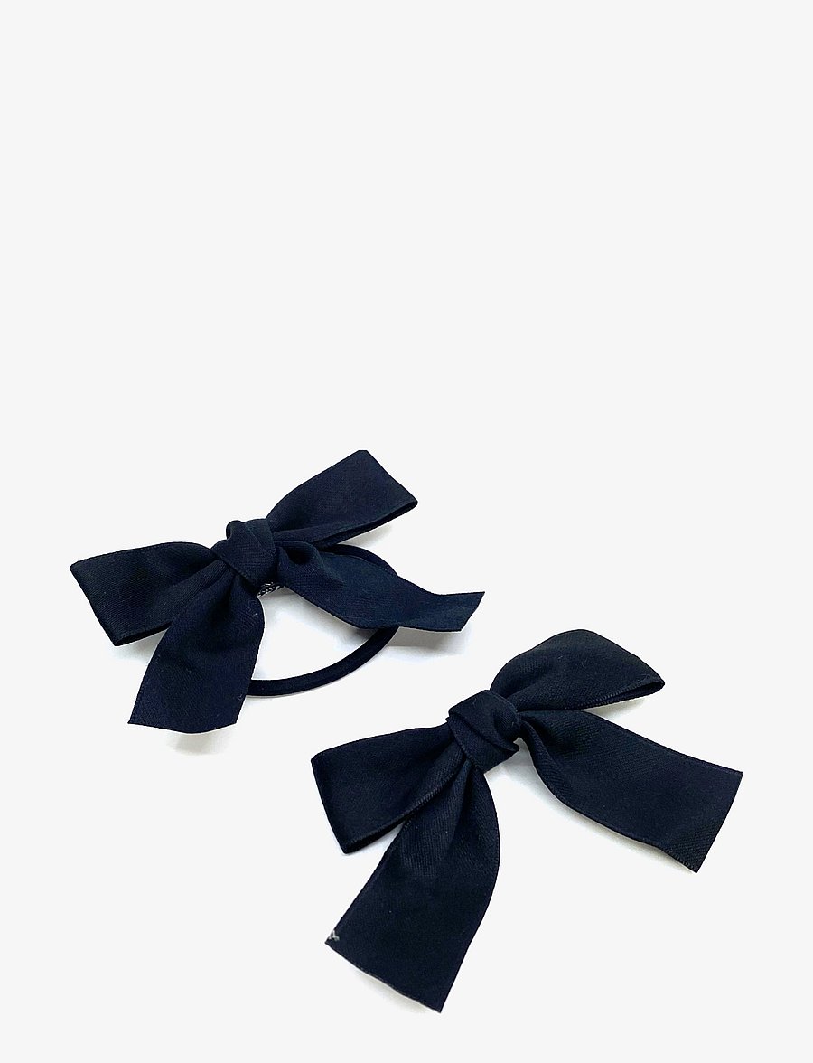 Pipol's Bazaar - Sandra Bow Clip plus Elastic Black - hårnåle - black - 2