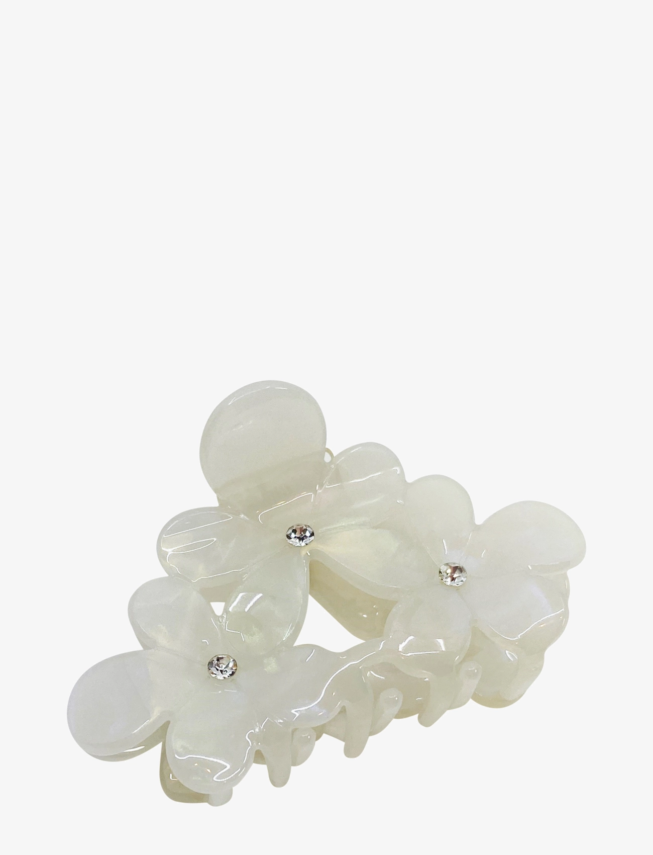 Pipol's Bazaar Poppy Clamp White - Haarschmuck - WHITE / white