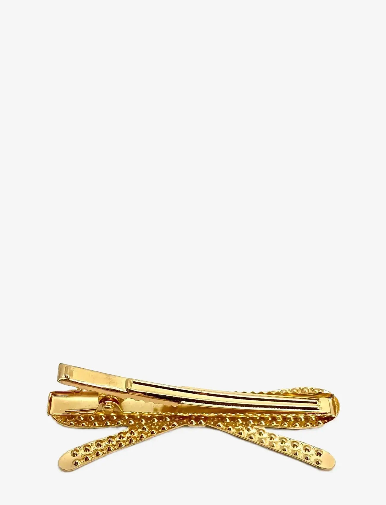 Pipol's Bazaar - Glitter Snap Bow thin - haarspange - gold - 1