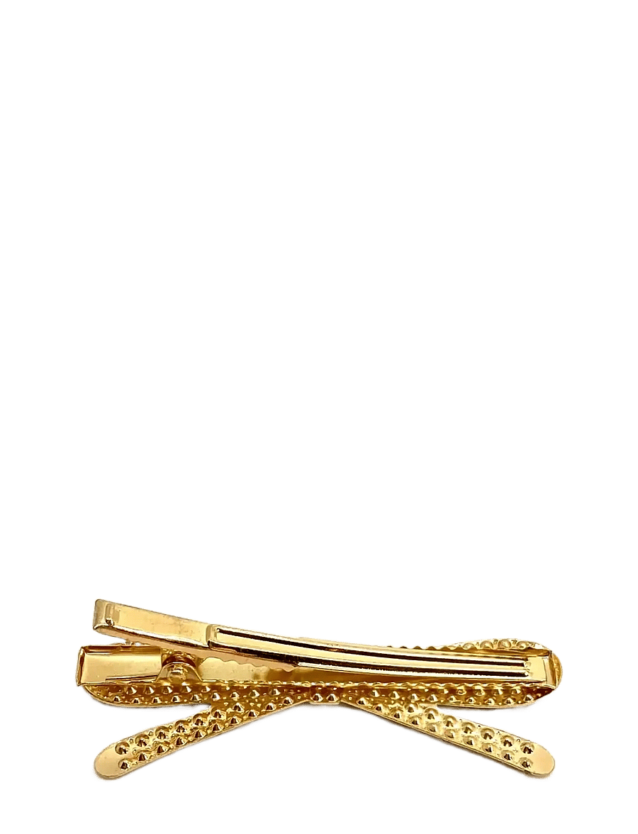 Pipol's Bazaar - Glitter Snap Bow thin - hårspænde - gold - 1