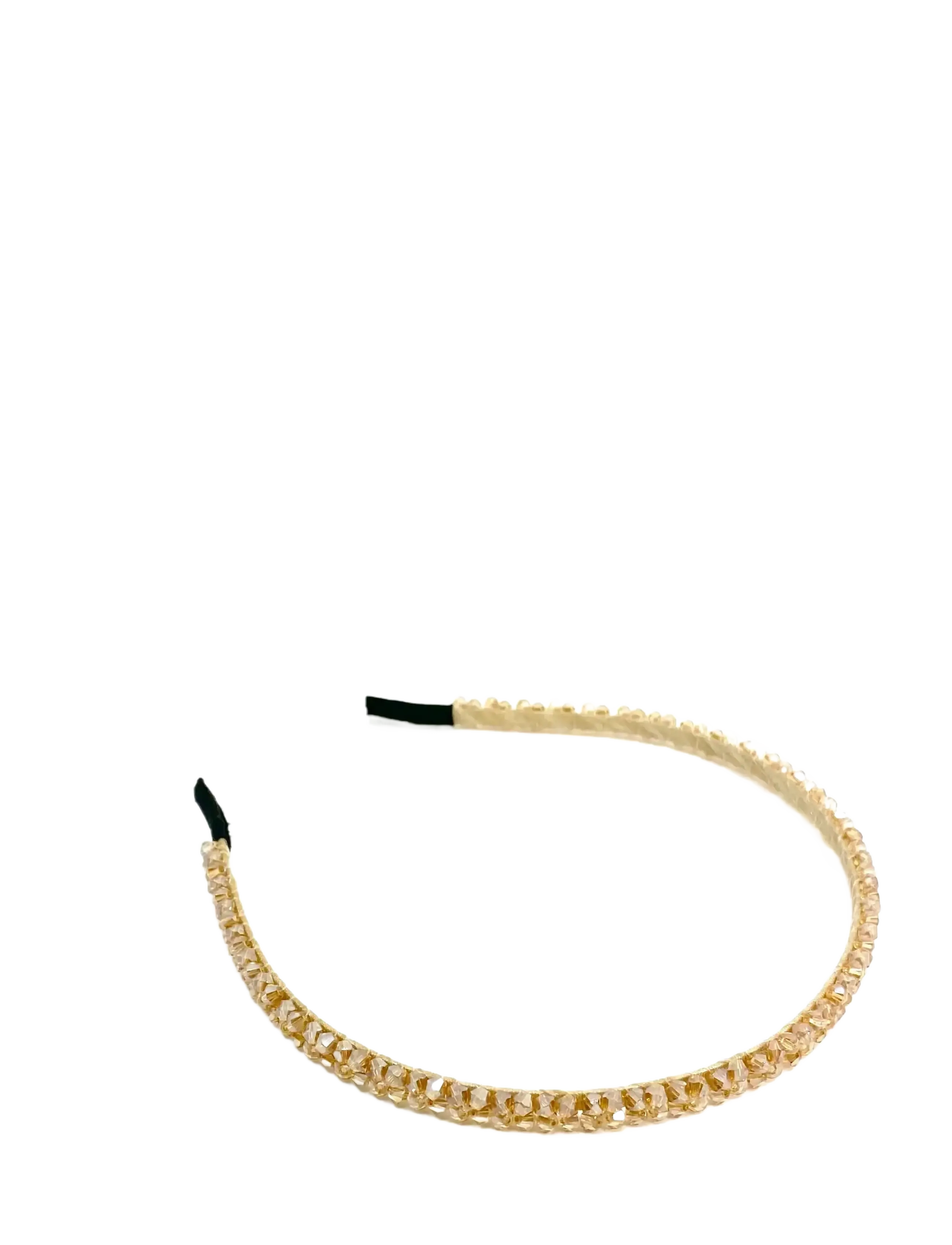 Pipol's Bazaar Chrissy Headband Champagne - Hats & Caps - GOLD / gold