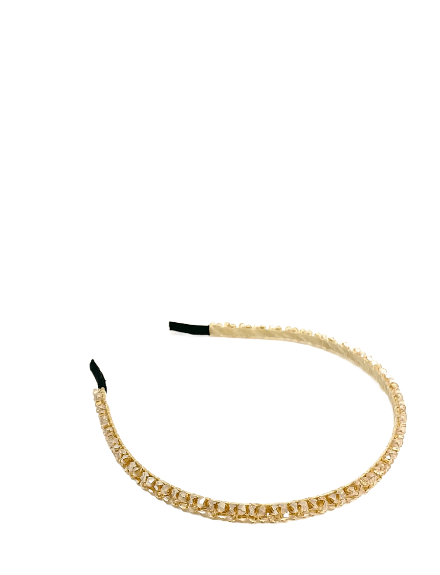 Pipol's Bazaar - Chrissy Headband Champagne - hårbånd - gold - 0
