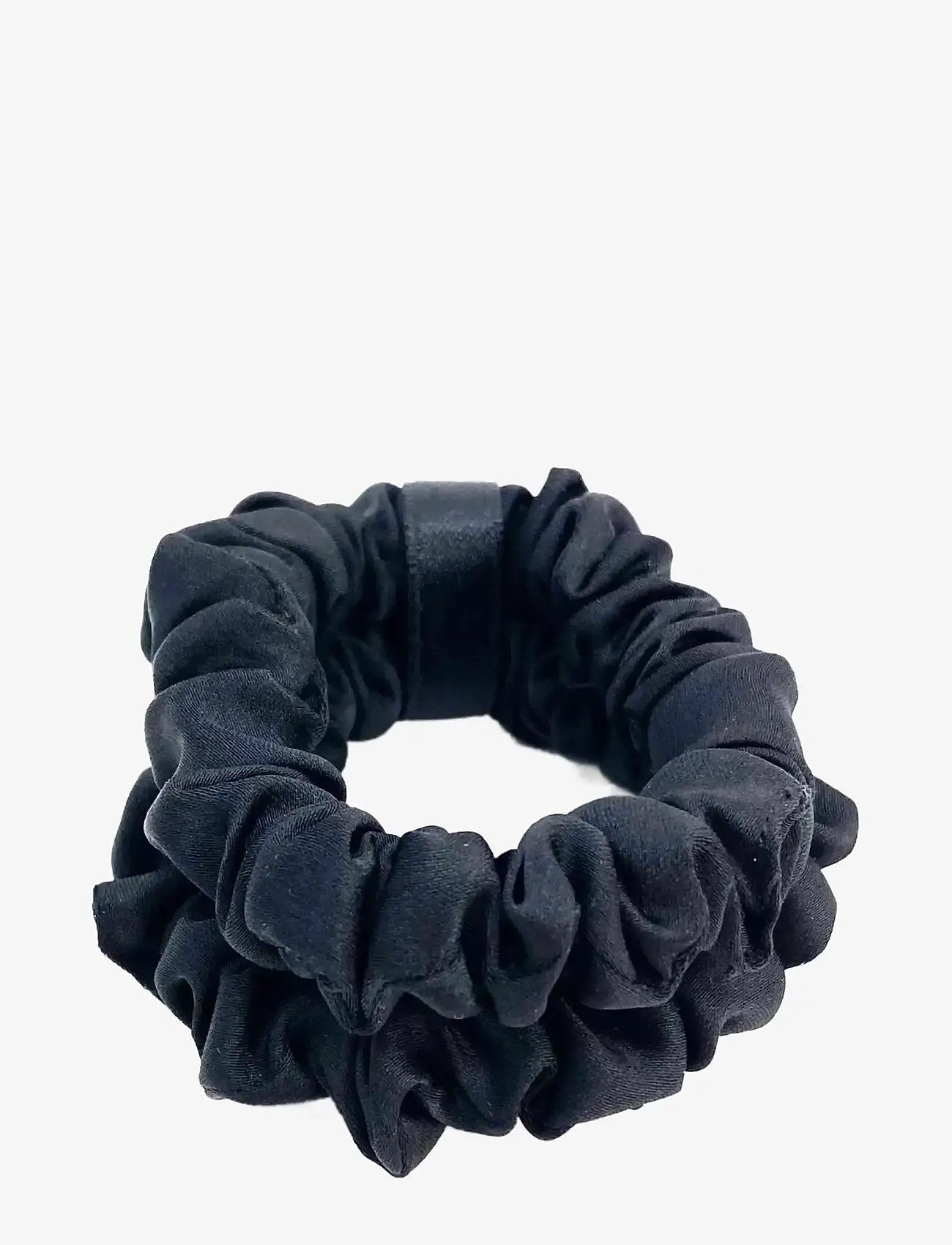 Pipol's Bazaar - Delize De Luxe Scrunchie Black 2 pcs - scrunchies - black - 0